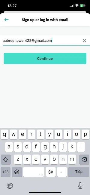 UIguana Deliveroo signup-login, étape 4
