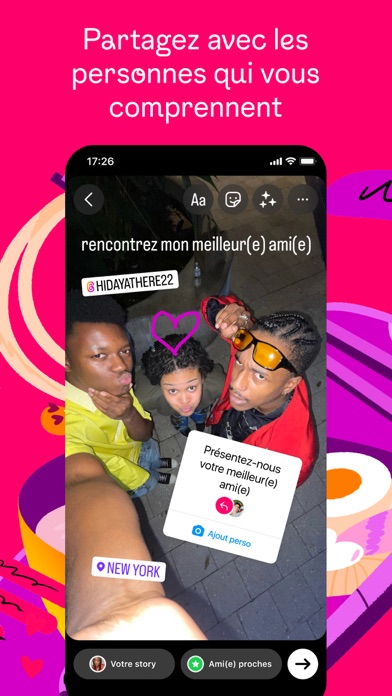Écran d’accueil d’Instagram