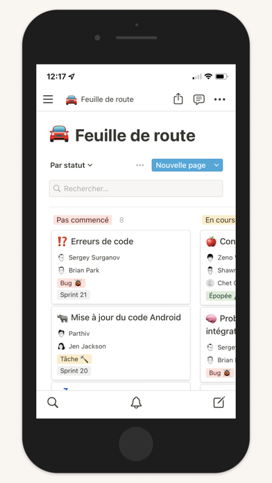 Capture App Store 4 de Notion : Preuve, favori, abonnement, confiance