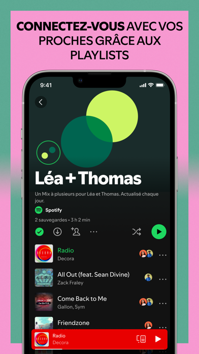 Capture App Store 4 de Spotify : Preuve, favori, abonnement, confiance