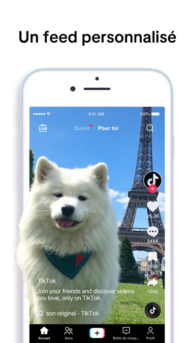 Capture App Store 2 de TikTok : Écran de travail : le geste quotidien