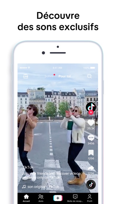 Capture App Store 4 de TikTok : Preuve, favori, abonnement, confiance