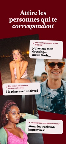 Capture App Store 2 de Tinder : Prompts de profil : le swipe a besoin de texte