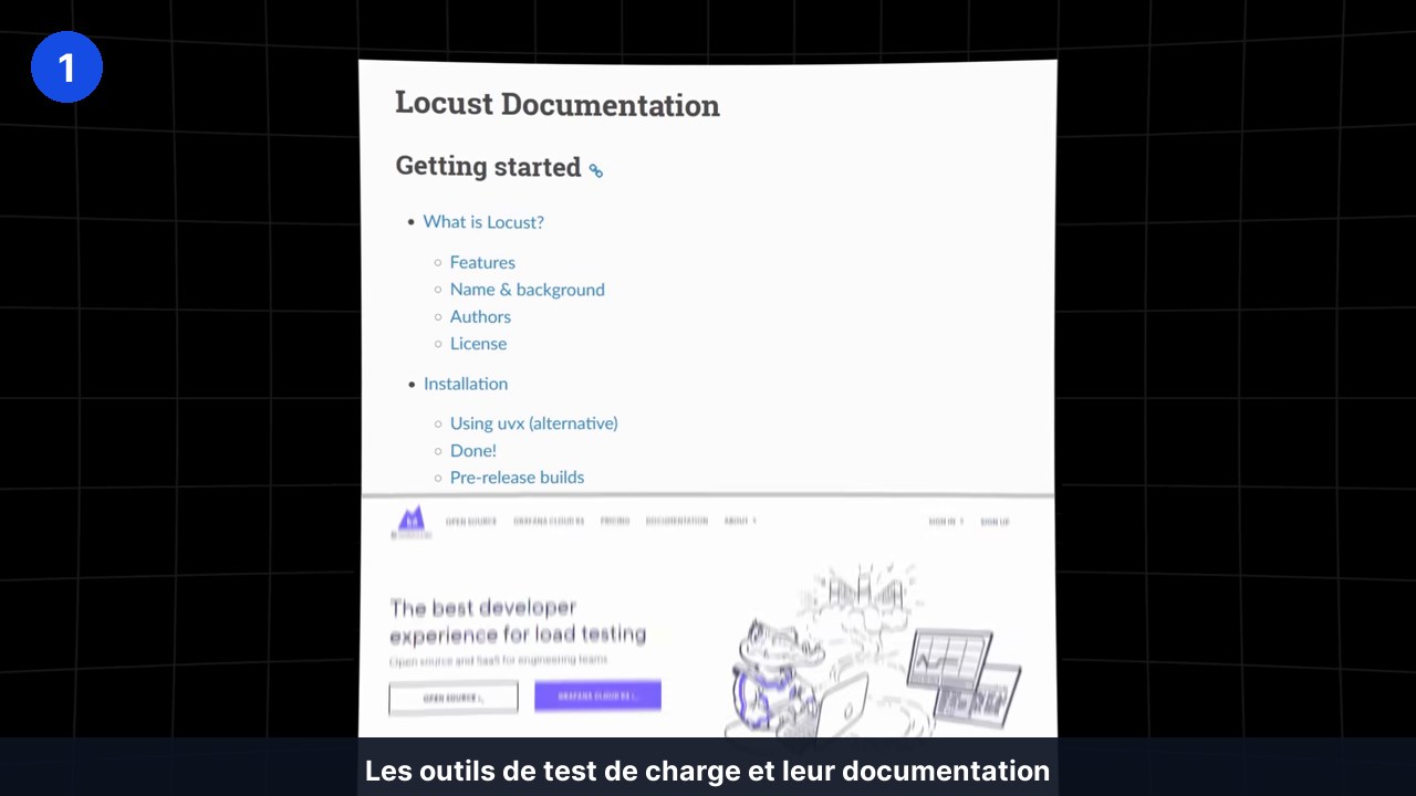 Documentation d'un outil de test de charge open source ouverte dans un navigateur
