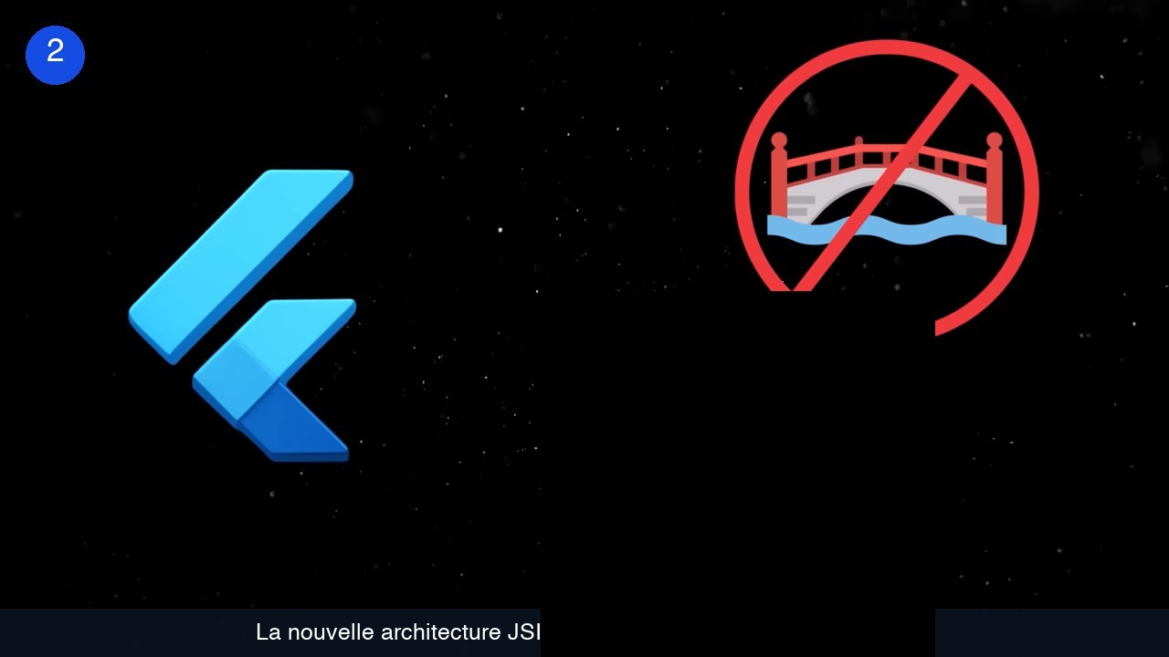 Pont JavaScript barré, symbole de l'architecture JSI